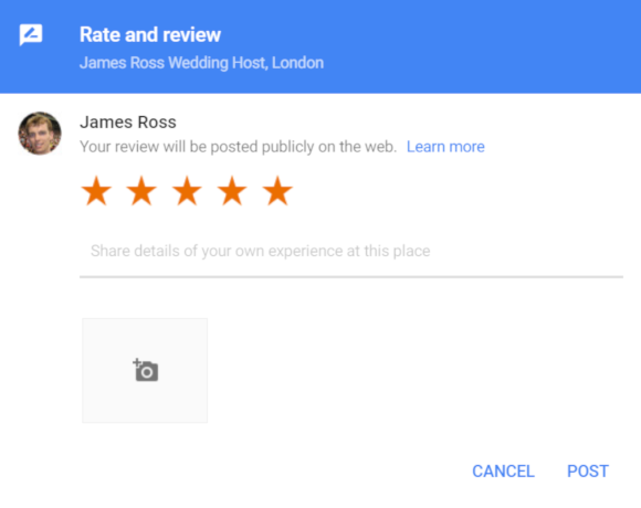 Google Maps Describe Experience